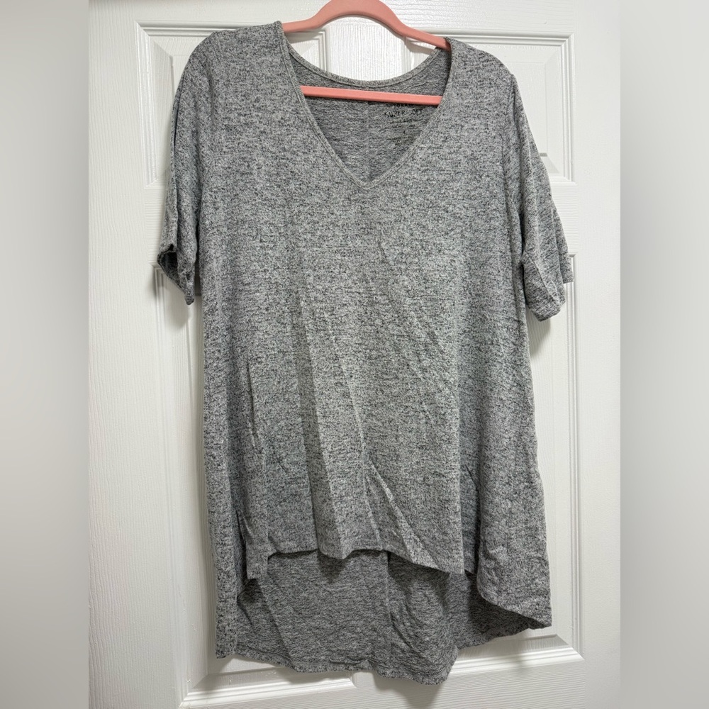Torrid Tunic Super Soft Plush V-Neck Hilo Tunic Top